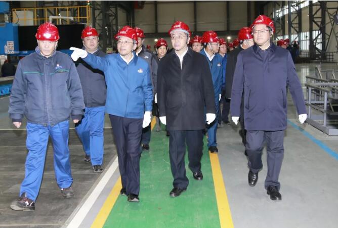 雷凡培、楊金成到渤船集團調研